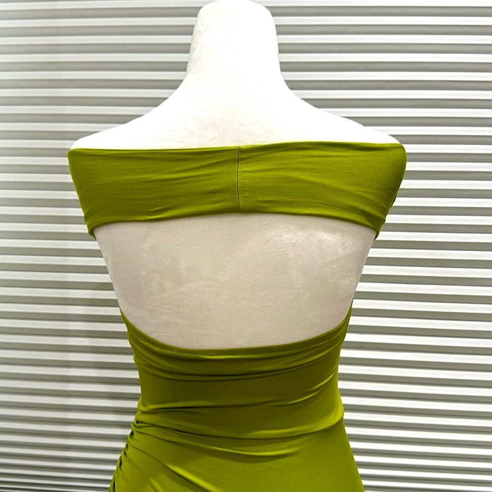 π΅ D&M Ruched Halter Dress - Picture 11 of 16